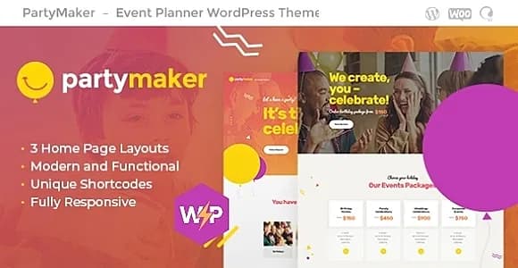 PartyMaker WordPress Theme