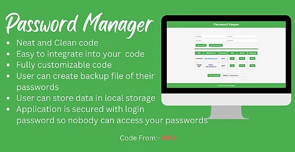 Password Manager (Password Keeper)