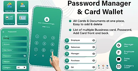 Password Manager - My Passwords Saver - Password Safe - Keeper Password Manager - Password Keeper