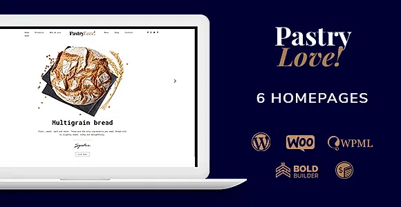 Pastry Love WordPress Theme