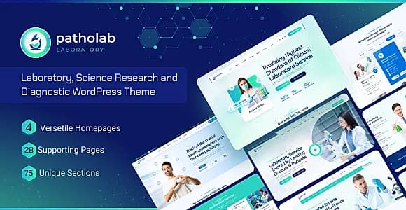 Patholab WordPress Theme