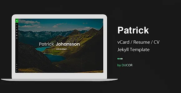 Patrick - Personal CV Resume Jekyll Template