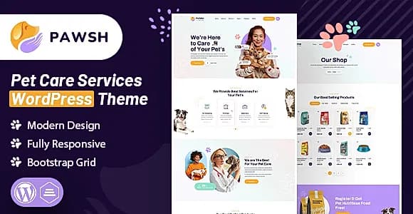 Pawsh WordPress Theme