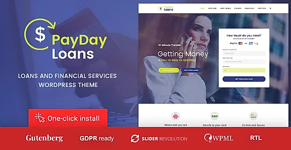 Payday Loans WordPress Theme