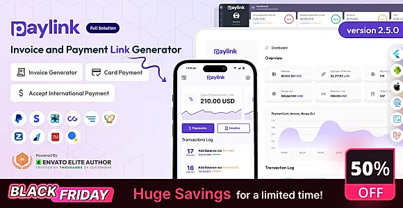 PayLink - Invoice and Payment Link Generator Full Solution