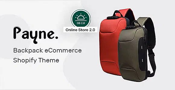 Payne - Backpack eCommerce Shopify Theme