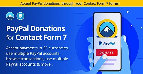 PayPal Donations for Contact Form 7 WordPress Plugin
