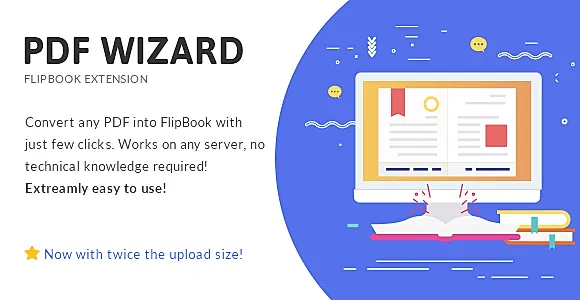 PDF Wizard - Responsive FlipBook WP Extension WordPress Plugin