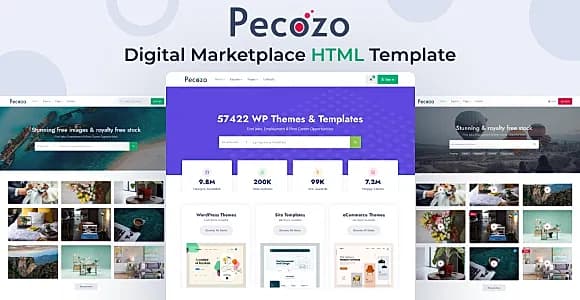 Pecozo - Digital Marketplace HTML Template