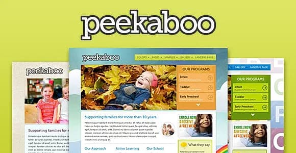 Peekaboo - Children Theme HTML Template