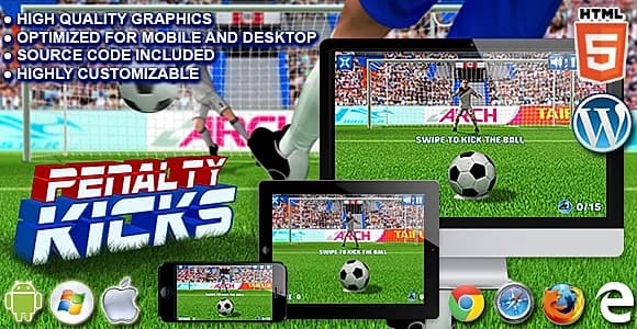 Penalty Kicks - HTML5 Sport Game