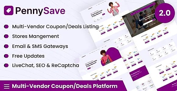 PennySave - Multi-Vendor Coupon/Deals Platform