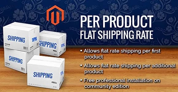 Per Product Flat Shipping Magento Extension