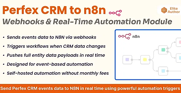 Perfex CRM to n8n - Webhooks & Real-Time Automation Module