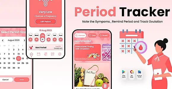 Period Tracker - Clue Period - My Calendar - Ovulation Tracker - Fertilo Period - Health Tracker