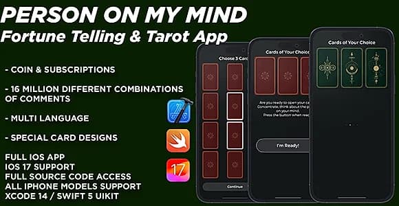 Person On My Mind - Tarot/Fortune Telling App for iOS