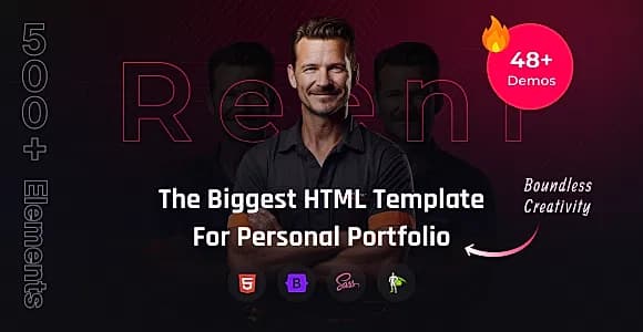 Personal Portfolio Resume Template | Reeni