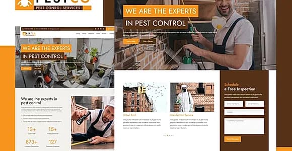 Pestco - Pest Control Elementor Template Kit