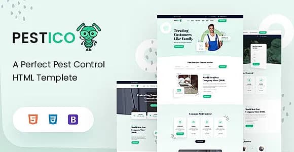 Pestico - Pest Control Services HTML Template