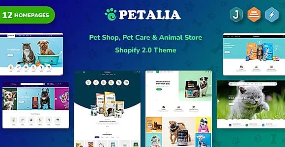 Petalia - Pet Shop & Animal Store Shopify Theme