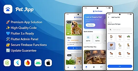 PetApp - Pet Lost & Found | Missing Pet Management System