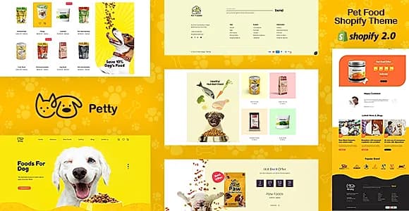 Petty - Pet Shop Shopify Theme
