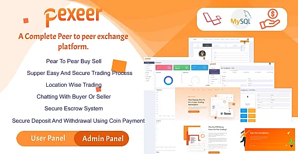 Pexeer - A Complete Peer to Peer Cryptocurrency Exchange Platform