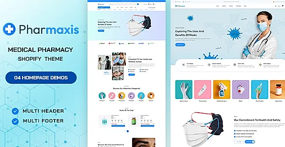Pharmaxis - Medical Pharmacy & Drugstore Store Shopify Theme