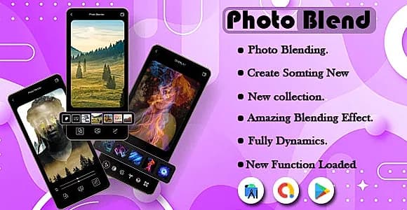 Photo Blender & Photo Editor - Auto Photo Mixer - Ultimate Photo Blender - Blend Me Photo Editor