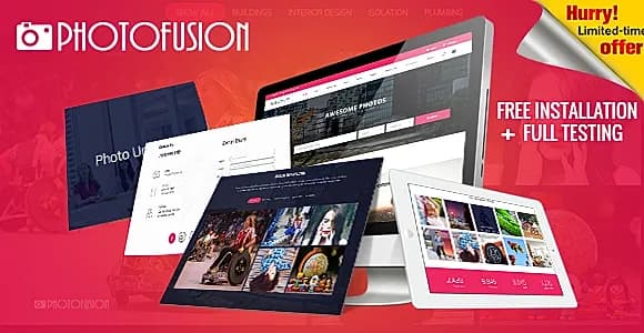 Photo Fusion - Free Stock Photos Script