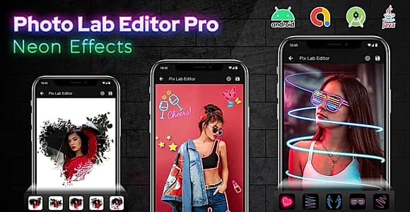Photo Lab Editor Pro - Neon Effects - Photo Editor