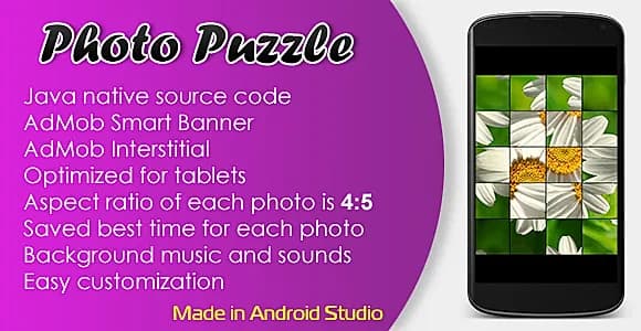 Photo Puzzle Game with AdMob