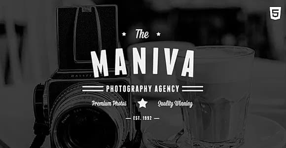 Photography Agency - Maniva HTML Template