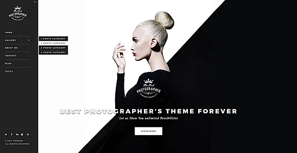 Photography bootstrap theme
