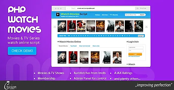 PHP Watch Movies Script