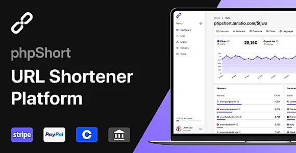 phpShort - URL Shortener Platform