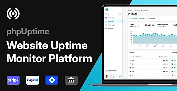 phpUptime - Website Uptime Monitor (SaaS)
