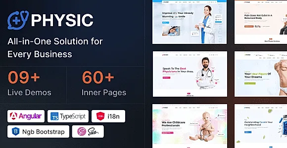 Physic - Angular 20 Medical Healthcare Template