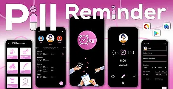 Pill Reminder and Medication Tracker - Medication Reminder - TakeYourPills - MedControl - Medicatio