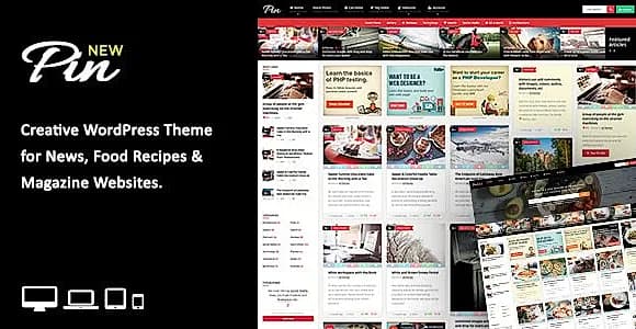Pin WP WordPress Theme