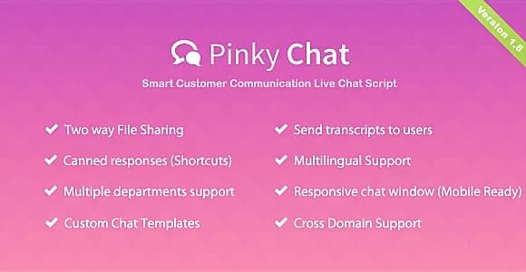 Pinky Chat - PHP Live Chat Script