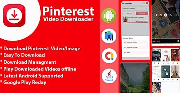 Pinterest Video Downloader - Video Downloader for Pinterest,Download Photos and Videos
