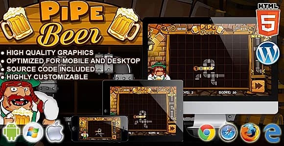 PipeBeer - HTML5 Classic Game