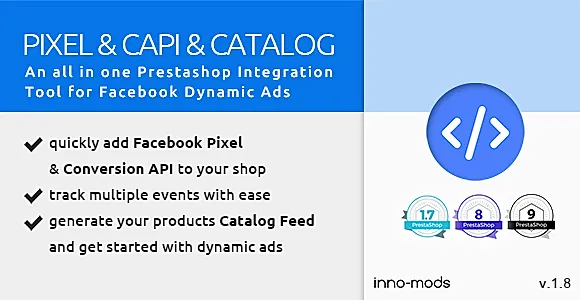 Pixel & CAPI & Catalog for Prestashop