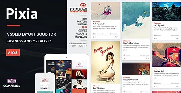 Pixia WordPress Theme