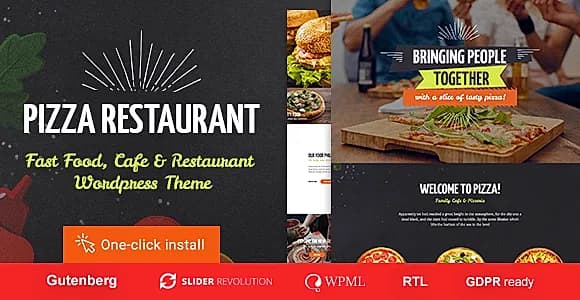 Pizza Restaurant WordPress Theme
