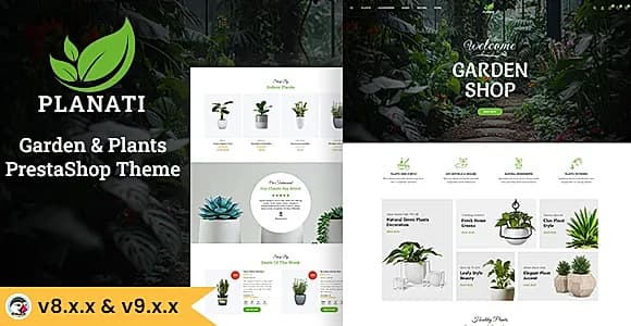 Planati - Flower Nursery Plants and Gardening Prestashop Theme
