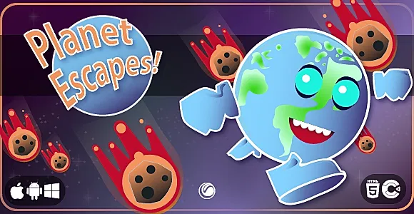 Planet Escapes! - HTML5 Game Template