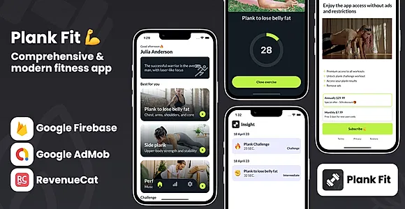 Plank Fit - iOS App Source Code
