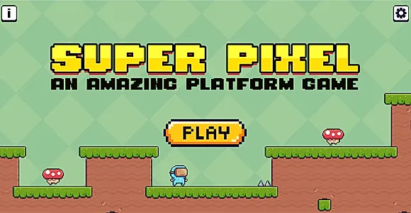 Platform Game 2D Side Scroller - Super Pixel (Construct 3)